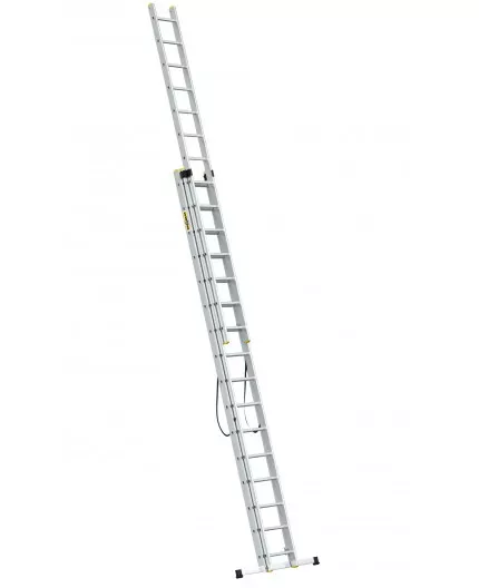 Scara aluminiu DraBest 3 x 16 trepte, 150 kg sarcina suportata