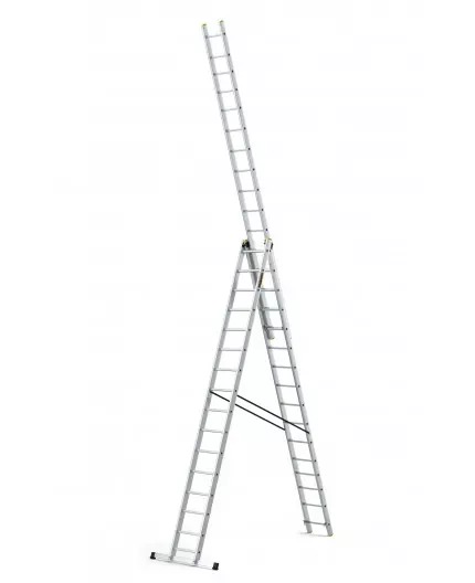 Scara aluminiu DraBest 3 x 16 trepte, 150 kg sarcina suportata