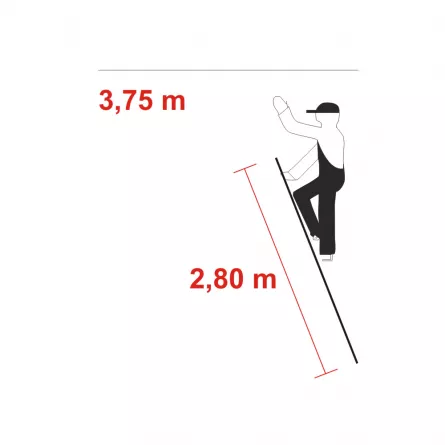 Scara aluminiu Krause 10 trepte KR 010100