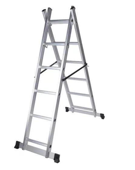 Scara din aluminiu tip schela EvoTools 679840, inaltime platforma 100 cm,  sarcina maxima 150 kg