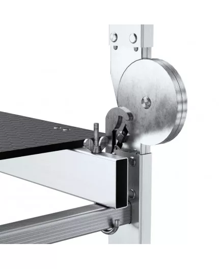 Schela aluminiu DraBest, platforma, 150 kg sarcina suportata