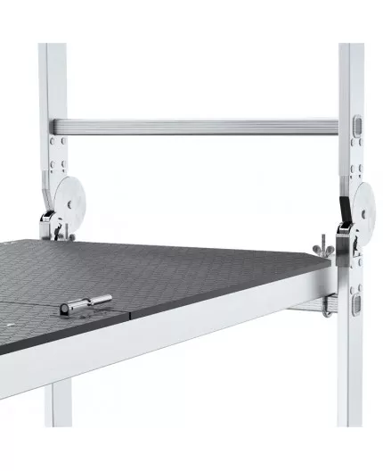 Schela aluminiu DraBest, platforma, 150 kg sarcina suportata