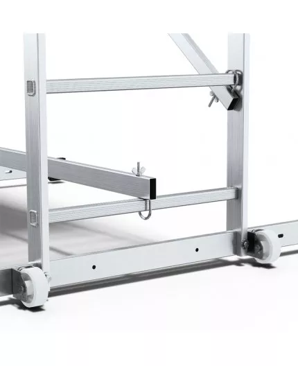Schela aluminiu DraBest, platforma, 150 kg sarcina suportata