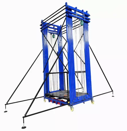 Schela electrica cu ridicare la 4 metri, capacitate 500 kg