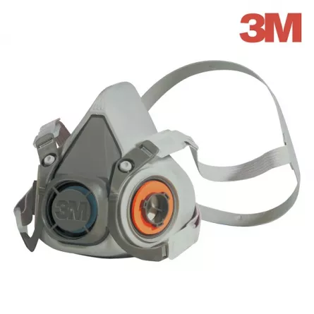 Semimasca de protectie respiratorie, reutilizabila cu filtre interschimbabile, 3 M 6200