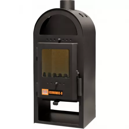 Semineu pe lemne din tabla otel Eco Mini