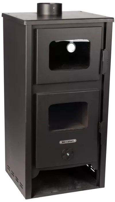 Semineu pe Lemne Evotools Plus, 12 kW, cuptor, termometru