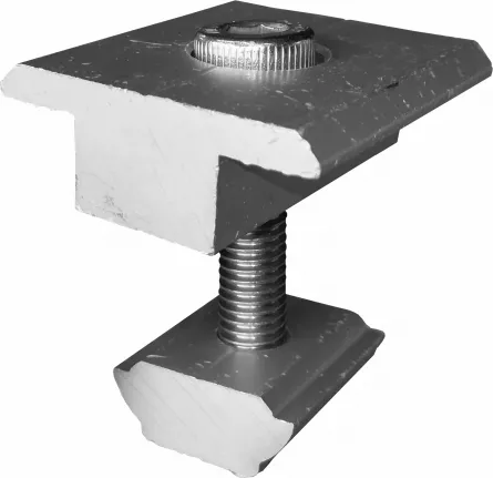 Clema de fixare mijloc pentru doua panouri fotovoltaice, 40 mm, set 10 buc MF0020-86120