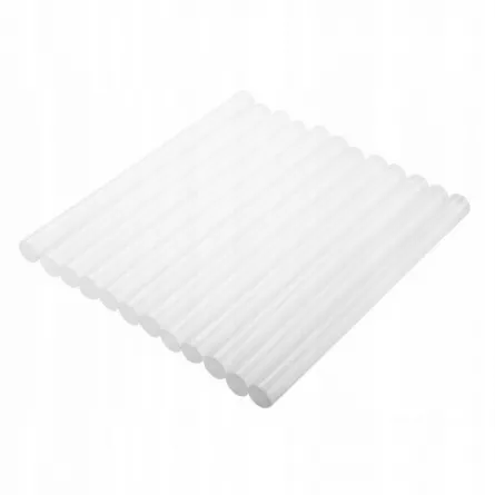Set batoane de silicon transparente, dimensiune 8 x 100 mm, 12 bucati, Dedra DED7571