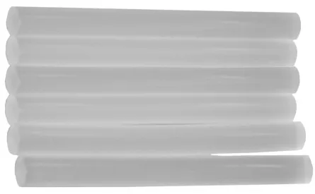 Set baton silicon pentru pistol de lipit, 100 x 11 mm, 6 bucati