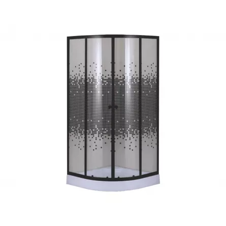 Set cabina de dus model 18G0058, dimensiuni 90 x 90 x 195 cm