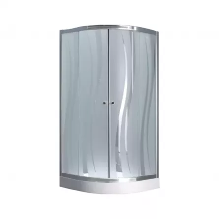 Set cabina de dus, model A04, dimensiuni 90 x 90 x 195 cm