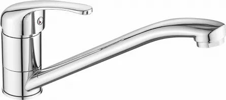 Set chiuveta de inox Orion, finisaj crom, dimensiune 76 x 42 cm + baterie