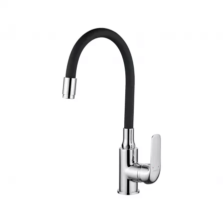 Set chiuveta din granit, Hunter negru + baterie