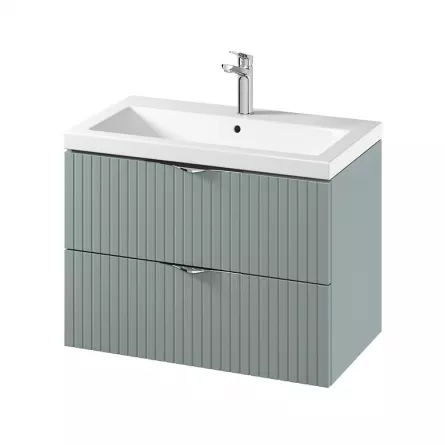 Set mobilier baie masca + lavoar Cersanit C149 Tirso 80, 80 cm, fiord