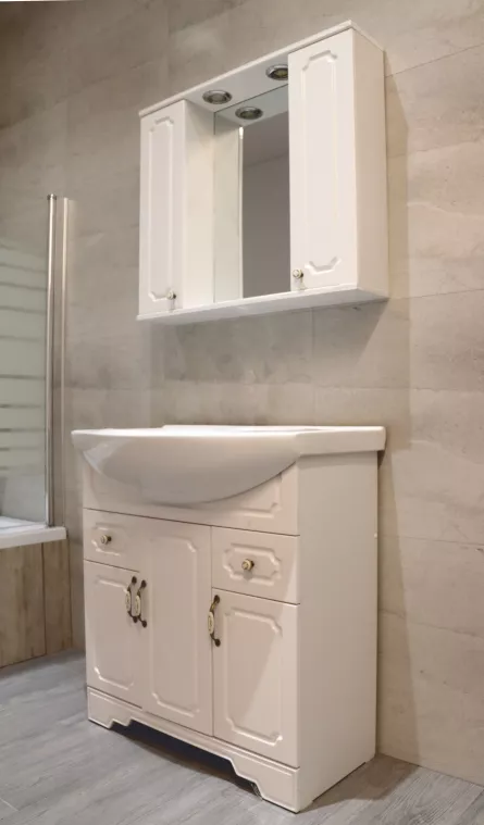 Set mobilier baie Rustik Antic 80 3 piese