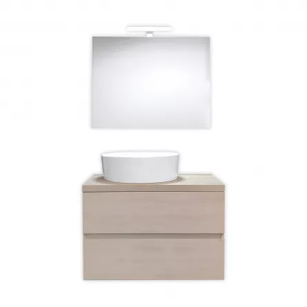 Set mobilier de baie City 80/RB/21 si lavoar