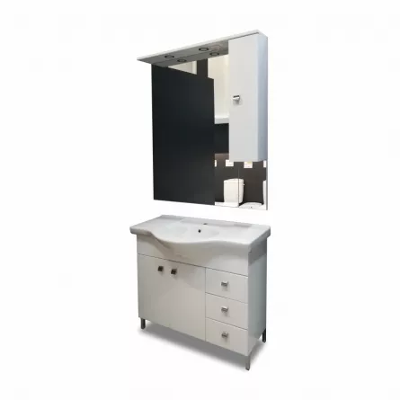 Set mobilier de baie Smart 836 + 812 LED/DR 105 cm
