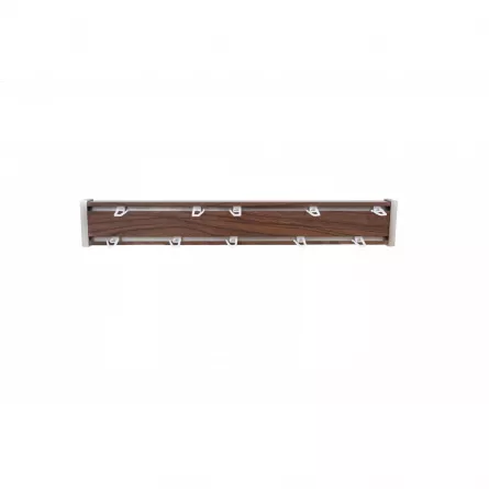 Set sina de aluminiu PL, culoare nuc, lungime 250 cm