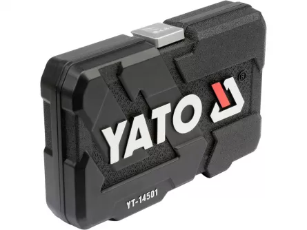 Set trusa cu chei tubulare si biti, prindere 1/4&rdquo;, Yato TY-14501
