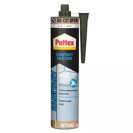Silicon sanitar, Pattex, alb, ambalare 280 ml