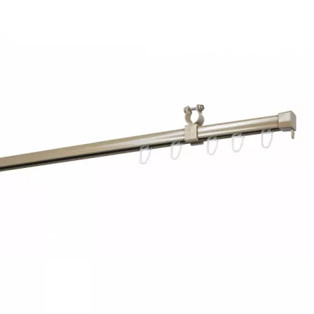 Sina perdea tavan tip U din metal culoare bej lungime 130 cm