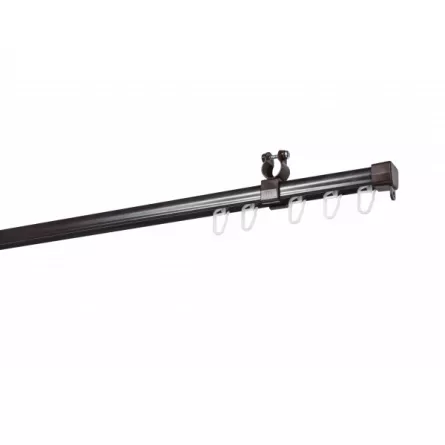 Sina perdea tavan tip U din metal culoare maro lungime 170 cm