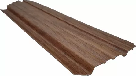 Sipca pentru gard Rufster grosime 0.45 mm finisaj stejar dark inaltime 1.2 m