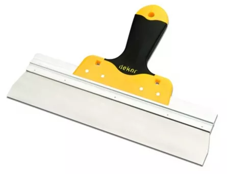 Spatula din inox cu maner de cauciuc 300x45x220 mm