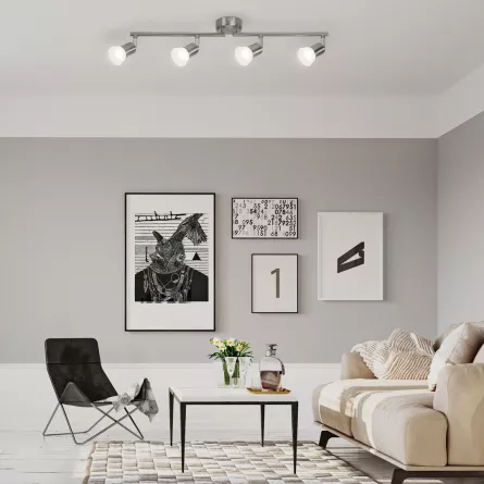 Spot LED Riley, crom satin, 4 x 4 W, Rabalux 5630