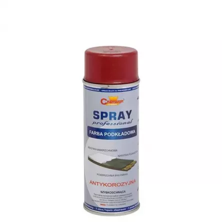 Spray cu grund, culoare rosie, RAL 3009, ambalare 400 ml