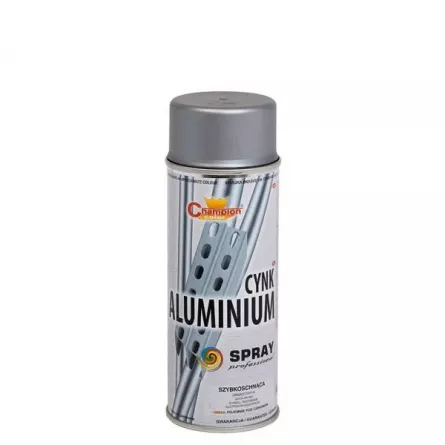 Spray cu vopsea, finisaj zinc-aluminiu, ambalare 400 ml