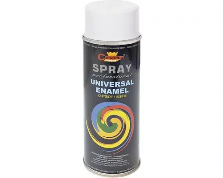 Spray vopsea, alb lucios, RAL 9010, interior/exterior, 400 ml