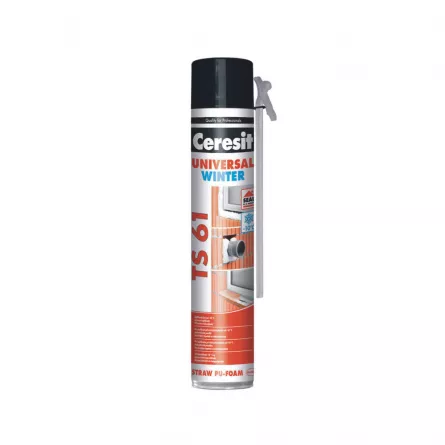 Spuma de montaj manuala, iarna, Ceresit TS61 Winter 750 ml