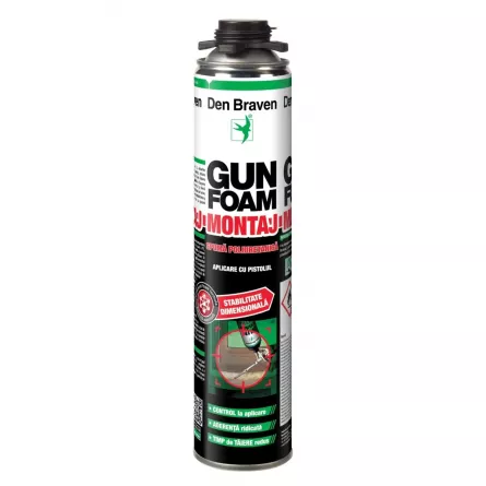Spuma de montaj, pentru pistol, ambalare 750 ml