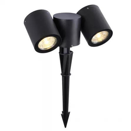 Stalp de iluminat, pentru exterior, Klausen Riad 2S KL139002, 2 x GU10