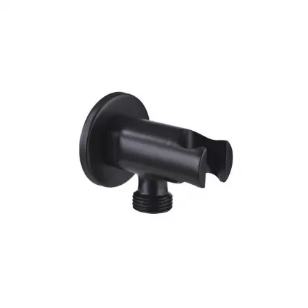 Suport incastrat pentru para de dus, Black NPX 7600, culoare neagra