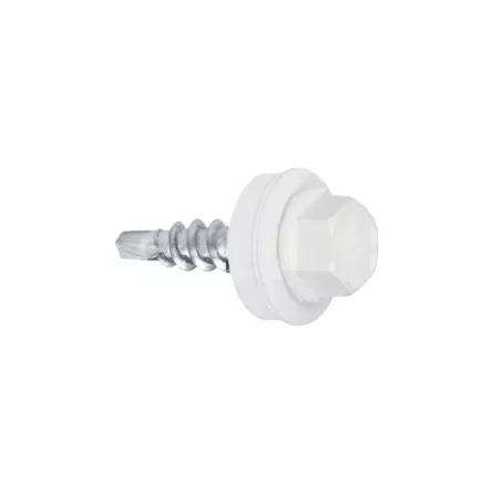 Surub autoforant 4.8x19 9002 alb 250 buc