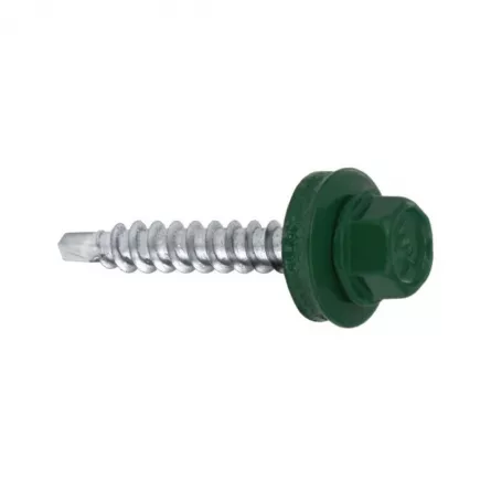 Surub autoforant 4.8x35 6005 verde 250 buc