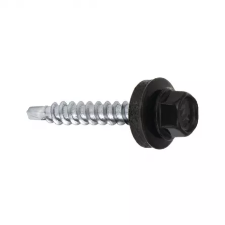 Surub autoforant 4.8x55 9005 negru 200 buc