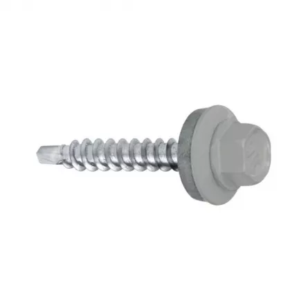 Surub autoforant 4.8x55 9006 gri aluminiu 200 buc