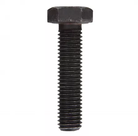 Surub cu cap hexagonal, din otel, DIN933 duritate 10,9, culoare negru, dimensiune 8X30 mm