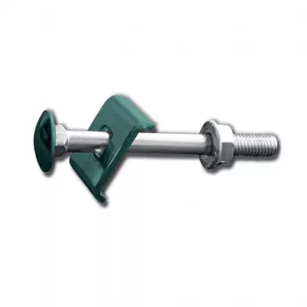 Surub M 8x60 verde pentru fixare panouri gard bordurate pe stalpi rectangulari