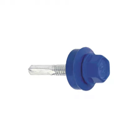 Surub pentru profil metalic 5.5x19 5010 albastru 350 buc