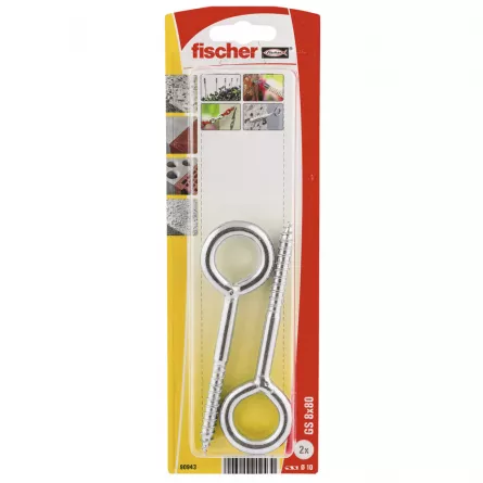 Surub universal cu ochi pentru schela 8 x 80 mm