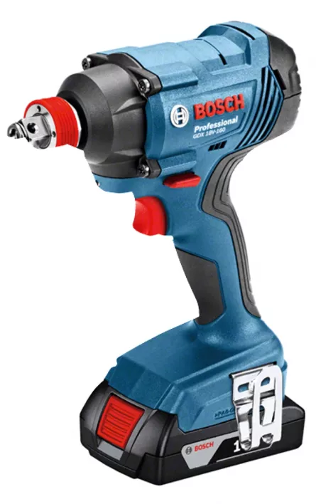 Surubelnita pentru insurubat cu imact, Bosch GDX 180-LI, tensiune acumulator 18 V, putere acumulator 2x2 Ah