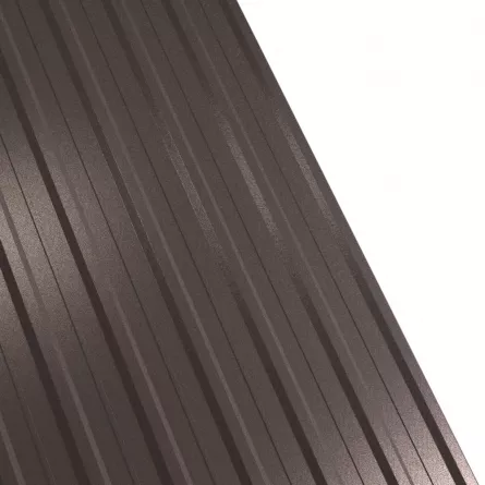 Tabla cutata Rufster R12A Extra 0,55 mm grosime 8019 MPR maro-grafit super-poliester 1 m