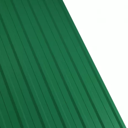 Tabla cutata Rufster R12A Premium 0,5 mm grosime 6005 MS verde mat structurat 1 m