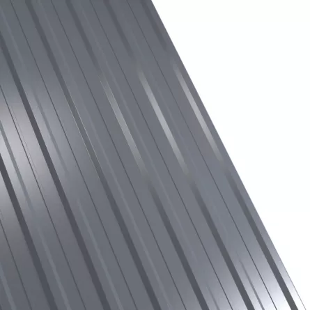Tabla cutata Rufster R12A Premium 0,5 mm grosime 7024 gri-grafit 1 m