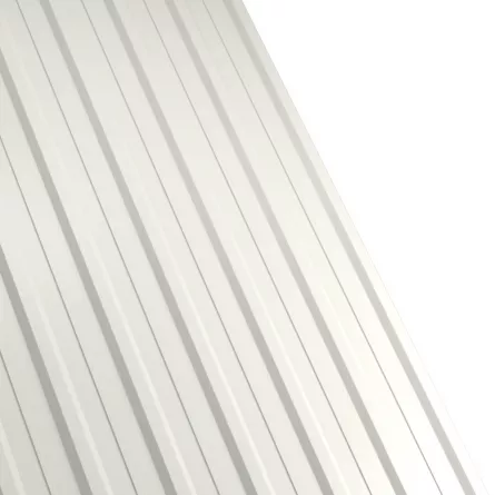 Tabla cutata Rufster R12A Premium 0,5 mm grosime 9002 alb 1 m